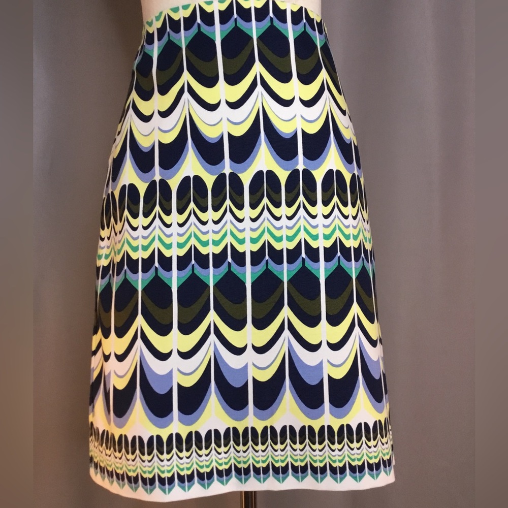 Talbots A-Line Print Skirt Size 14 - image 1